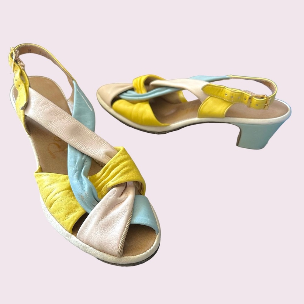 Vintage penny sandals